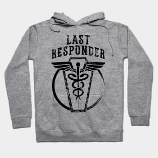 Last Responder BW Vintage Hoodie